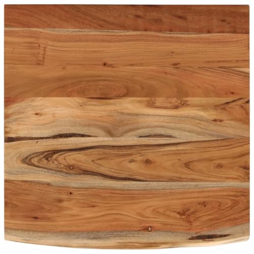 vidaXL Encimera de Baño Cuadrada, Tablero de Tocador, Encimera de Lavabo, Tablero para Armario, Madera Maciza de Acacia 60x60x3,8 cm