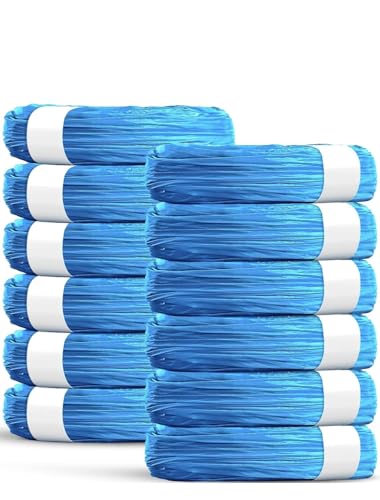 12 Pack Premium Quality Nappy Bin Refills, 6.5m long, hold upto 480 nappies, Refill Nappy Bags, Diaper Bin Pail Bags, Compatible with Angelcare and Spross Diaper, Tommee T and all others (FAMITY)