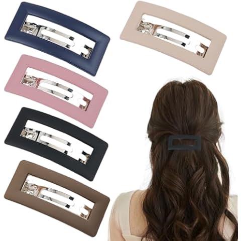 5 PCS Matte Square Hair Clips by Ainvhh Cover