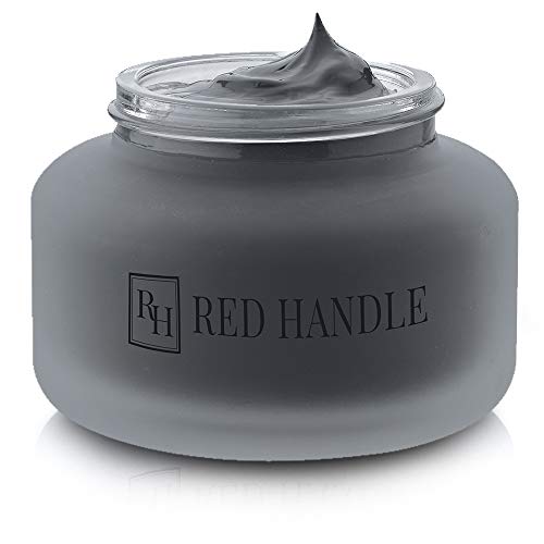 Charcoal Clay Mask Wash Off For Face Acne, Blackhead, Whitehead and Pimples - Best Hydrating Deep Pore Cleansing Facial Detox for Younger Looking Skin â€“ 3.0 FL. OZ RED HANDLE Skin Care