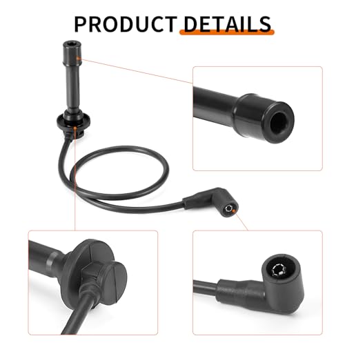 Image of Spark Plug & Cap Wire Kit for Kawasaki KAF820 KAT820 Mule PRO-FX PRO-FXR PRO-FXT 2015-2023 21150-0013