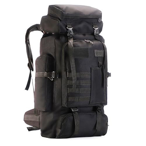 DXIA Mochila Senderismo 80L Negra