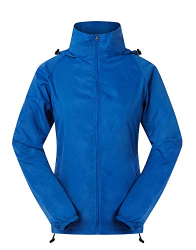 Image of Women's Lightweight Waterproof Jacket Packable Windbreaker Running Coat
