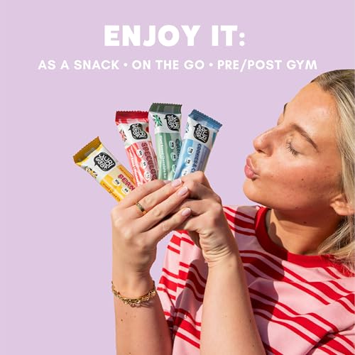 Yubi Mix Variety Box 12 Pack - Protein Bars - 99 Calories, High Protein, High Fibre, Low Sugar, Gluten Free and Dairy Free - Healthy Snacks/Nutrition Bar - Chocolate Bars - 420g - 7