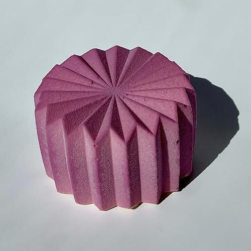 Image of MoldBerry Origami Silicone Bento Cake Mold - 7.5cm Deep Non-Stick Mini Baking Pan for Cakes, Cheesecakes, Cupcakes, Muffins, Tarts & Chocolates - Reusable, Flexible Mold (Pack 1)