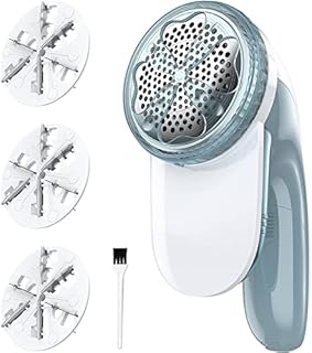 Puricon Fabric Shaver Fuzz Remover for Funiture Clothes, Lint Remover with 3 Replaceable