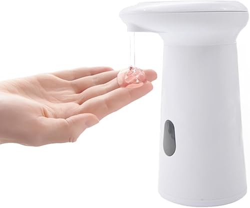 SoftDrop Dispensador automático de jabón sin contacto, líquido de volumen ajustable para baño y cocina, dispensador automático de jabón de mano,