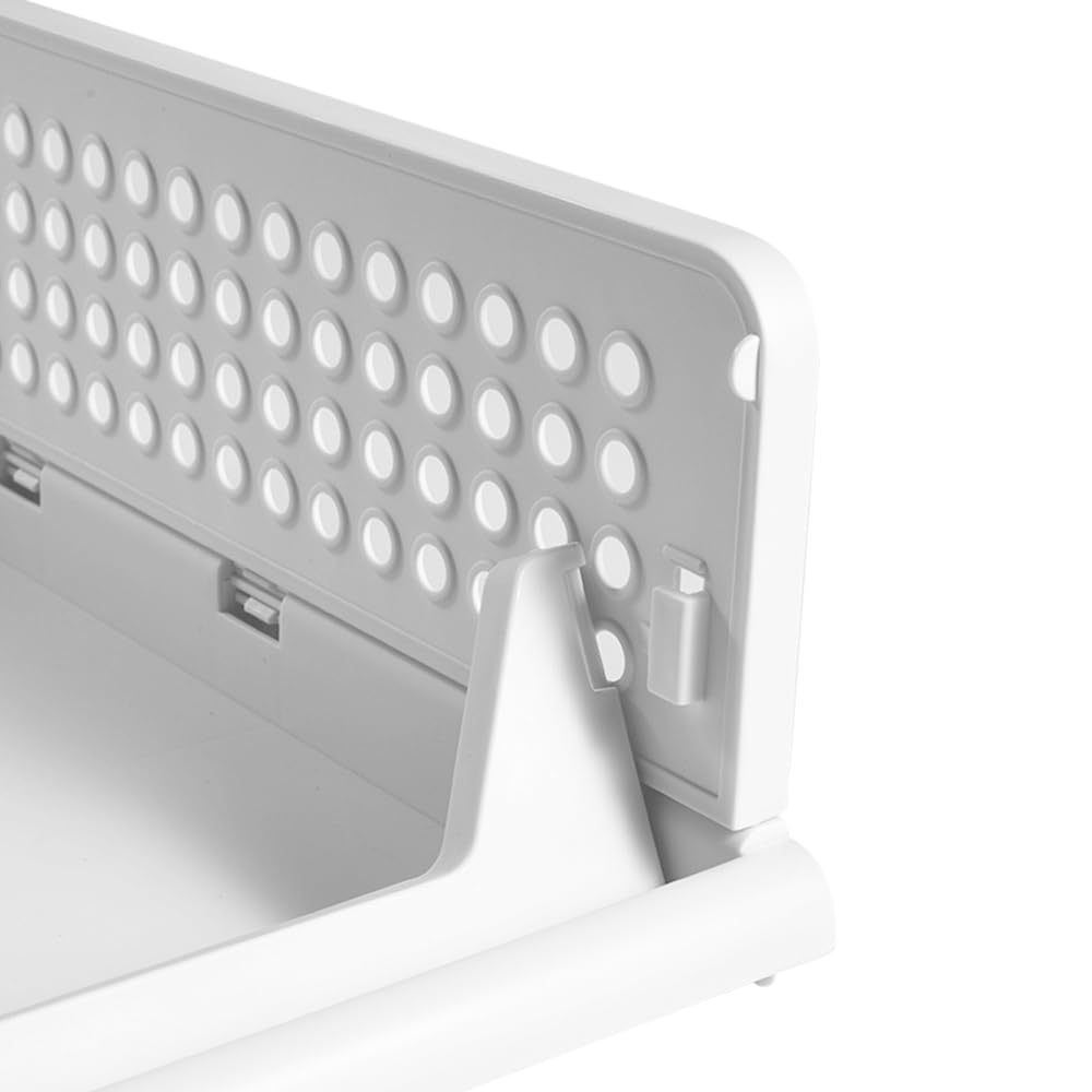 Organizador Apilable para Armario, Cajón Deslizante, Bolsa de Almacenamiento, Organizador de Ropa para Armario, para Ropa - 33,5 x 43 x 42 cm, 3 (2 PC) - Blanco