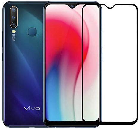 Image of DD SON (Black 11D Tempered Glass for Samsung, Redmi etc (Q-Vivo Y12 /Y15 /Y17 /U10)