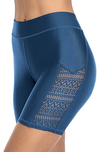 beautyin Women's Boardshort Swim Bottom High Waisted Tankini Swimwear Shorts3