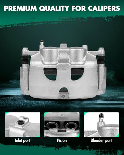 Image of SCITOO Front Left Brake Caliper With Bracket 18B5237 Compatible For Ford For Expedition 2010-2016 For Ford For F-150 2010-2011 For Lincoln Navigator 2010-2016