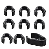 Abaodam 10 Stück Mikrofonkabelhalter Aus Kunststoff Flexible Kabelorganizer Für Mikrofonständer Geeignet Für Klassenzimmer Und Musikinstrumentengeschäfte