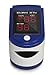 Clinical Guard CMS-50DL SpO2 Pulse Oximeter Fingertip, Blood Oxygen Saturation Monitor with Heart Rate Tracker, Fingertip Pulse Oximeter with Batteries, Silicon Cover & Case, Lanyard, Blue