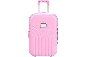 TOPINCN Real Little Suitcase for 18 Inch Girl Doll