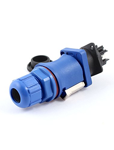 Conector de aviación AC 250V Aexit 3P plástico miniatura 2