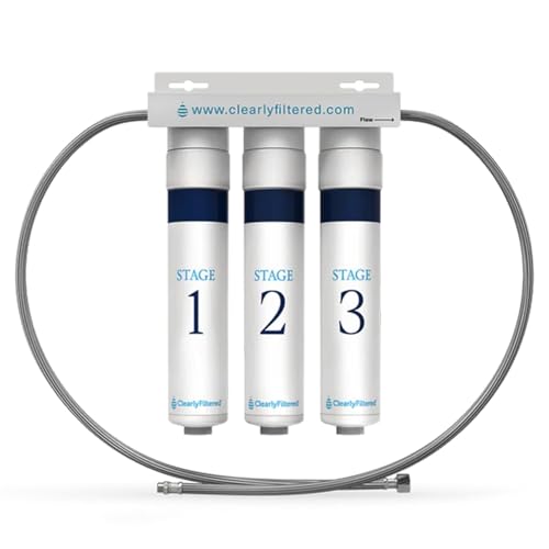 Clearly Filtered 3-Stage under-sink water filter system