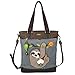 Chala Handbags Sloth Work Tote Shoulder Bag - Sloth Lover Collector