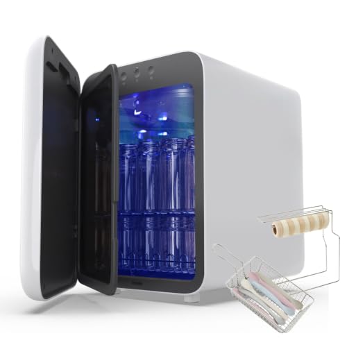 NEW UPANG Signature2 Plus LED Baby Bottle Sanitizer (UP920A+) (Light Gray) & Additional Rack Set image 2