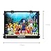 DaTengPin Fish Tank Building Blocks Set with Lighted Aquarium, Ocean Theme Clown Fish, Marine Plants, STEM Toys Creative Birthday Gifts for Kids 8+