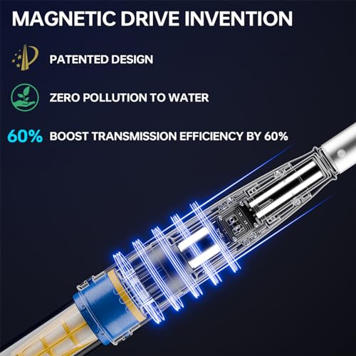 Poolguard PLECO 10 PRO Cordless Pool Vacuum With Extension Pool Pole,Handheld Vacuum Cleaner For Above Ground Pool,Spa thumb #1