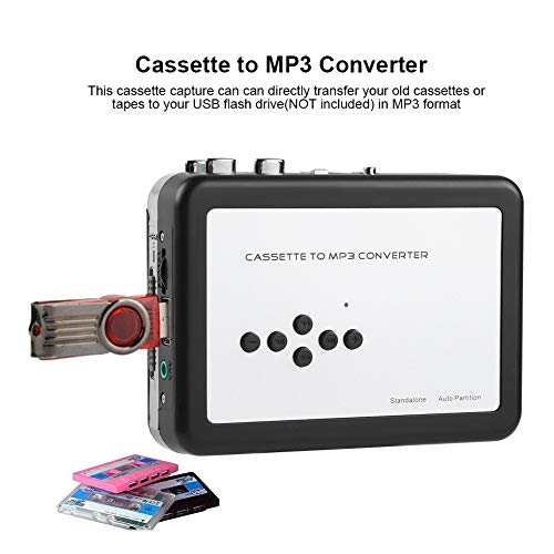 Draagbare cassettespelers en -recorders, Pocket Cassette naar MP3-converter USB-flashstation Capture Audio Music Player, Mini Music Player Walkman met 1 Paif hoofdtelefoon - Image 4