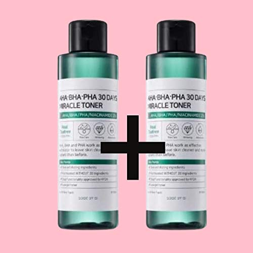 Ifactory SomeByMi Aha.Bha.Pha 30Days Miracle Toner 150ml (5oz) x2 Pcs Set Anti-acne Exfoliation Hydration Brightening