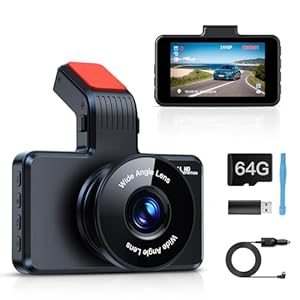 Range Tour Car Dash Cam Front, FHD 1080P Car Camera 170° Wide Angle WDR In Vehicle Dashboard Camera 3.0″ Display Driving Recorder Car Video Camera Loop Recording, Night Vision, Motion Detection