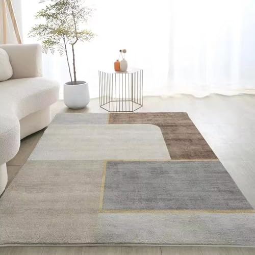 Tapis de salon moderne pour chambre et table basse | Design luxe léger 100x140cm - 2