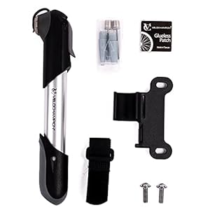 VeloChampion Mini-Fahrradpumpe Alloy 7 + Flicken