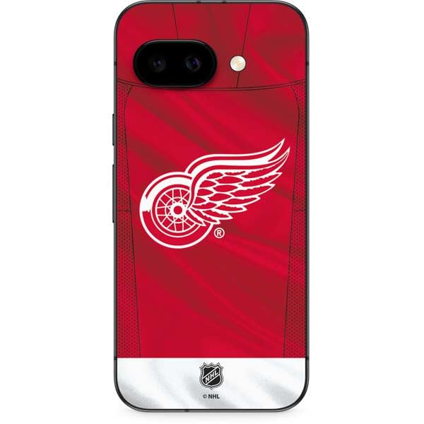 Skinit Decal Phone Skin Compatible with Google Pixel 9a - Officially Licensed NHL Detroit Red Wings Home Jersey Design