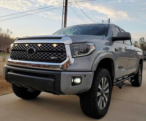 Kit 4 luces LED ámbar para parrilla frontal Toyota Tundra 2018-2021 miniatura 6