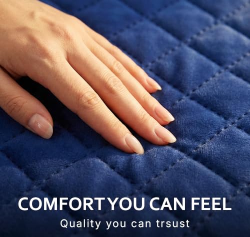 Image of BSB HOME 300 TC Premium Sofa Cover, Quilted Sofa Seat Cover with Decorative Tassels, Soft Comfortable Couch Protector, Stylish Furniture Cover for Living Room, 30 x 24 Inches (76 x 61cm) - Powder Blue