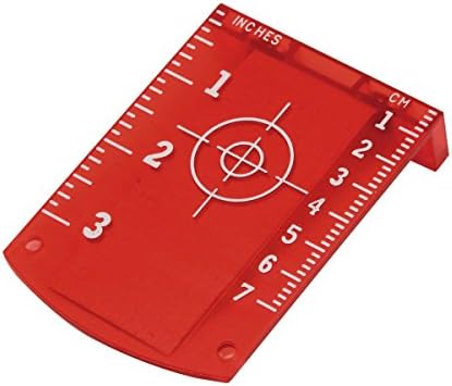 Firecore Objetivo láser Rojo magnético,tablilla de puntería láser, Tarjeta Laser para Nivel láser Rojo （FLT20R）