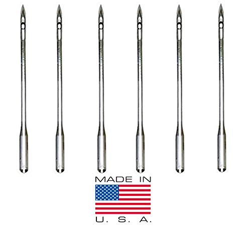 Leather, Canvas Sewing Awl Needle & Thread Refill, Replacements for Awl for All Stitching Tool – Made in USA (Needle Replacement, Fine (#5))