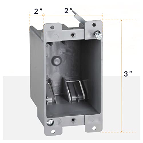 Newhouse Hardware AG114R 1-Gang Pvc Old Work Electrical Outlet Box thumb #1