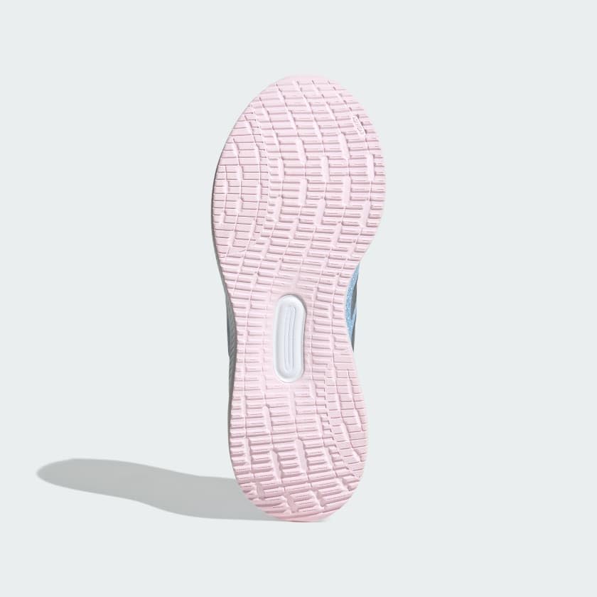 adidas Runfalcon 3.0 Shoes (Big Kid) Sneaker, Blue/Silver Metallic/Clear Pink, 5.5 US Unisex3