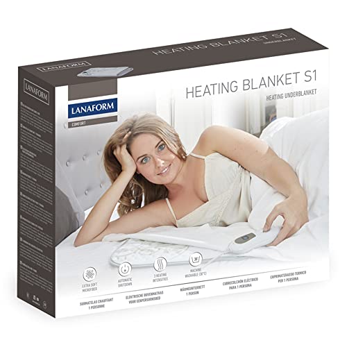 Heating Blanket S1 - Coperta Riscaldata - Coprimaterasso Singolo Riscaldato - Scaldaletto - 3 Livelli Di Riscaldamento - Spegnimento Automatico - 9