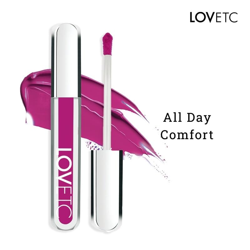 Image of LOVETC Zero Gravity Liquid Lipstick, One Swipe Full Coverage, Fire Up 3.5g