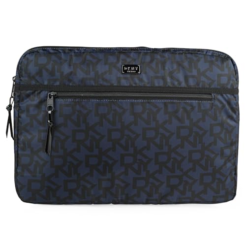 DKNY - Funda Portatil 15.6 Pulgadas: Funda Ordenador Portatil, Fundas Portatil, Funda Para Portatil, Protección Elegante, Indigo/Black - imagen 5