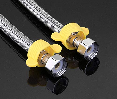 MLD High water pressure S.S geyser connection pipe (2 feet long) -set of-1 (B0796WBX9R) Amazon Price History, Amazon Price Tracker