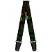 Buckle-Down Guitar Strap Camo Olive 2 Inches Wide