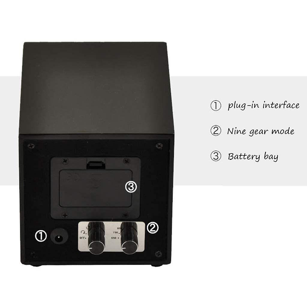 Guarda Gli avvolgitori guardano avvolgitore Automatico Automatico Silenzioso Moto Nero Portatile Scatola Meccanica Meccanica Vento Meccanico 10.7 10,7 17 cm LWX