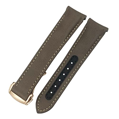 Bracelet en cuir vache lisse PURYN premium pour Omega Speedmaster 20mm