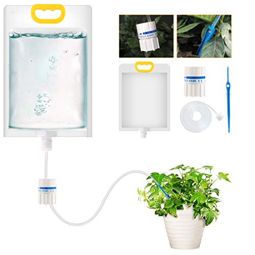 AFLIFLI Drip Irrigation Bag, Automatic Watering System for 30 Days Self Automatic Drip Irrigation Kit with Slow Release Control, Irrigation Device, Plant Watering for Indoor Plants Pack of 2 - Image 3
