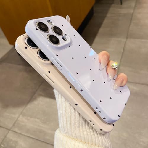 Coque iPhone 12 Pro résistante chocs motif vagues violet clair