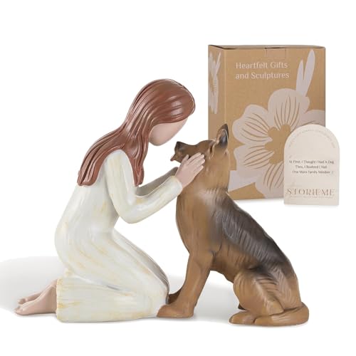 Storieme German Shepherd Gifts for Women: Pet Loss Sympathy Bereavement Remembrance Memorial Gift...