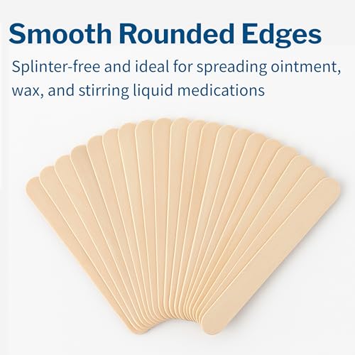mckesson tongue depressors 1500 count adult size non-sterile wood unflavored splinter-free 6 in  use for medical arts crafts spa 500 count pack of 3