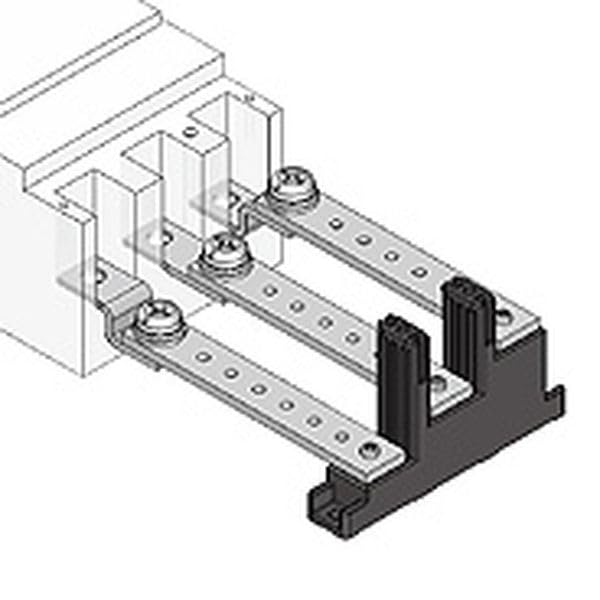 日東工業(NiTO) 階段型二次送りセット 主幹ブレーカタイプ 穴12 経済形50AF.60AF用 1セット BP43-612SD