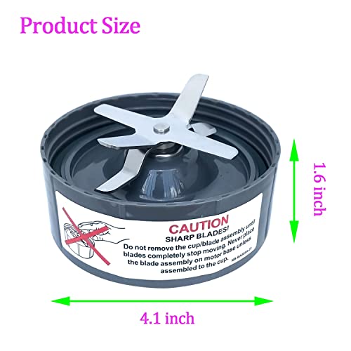 [Upgrade] Replacement Nutribullet Blender Blade Parts For 600W 900W Blender Including Extractor Blade Gasket And Gear (8 Pieces) #TOP6