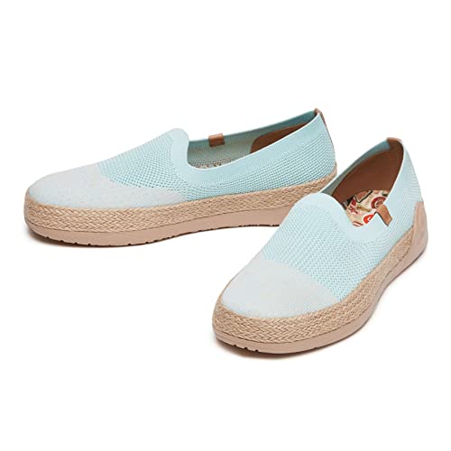 Image of UIN Shoes for Women Slip On Sneakers Comfortable Lightweight Barefoot Travel Art Painted Casual Loafers